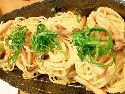 たらこと大葉のパスタ